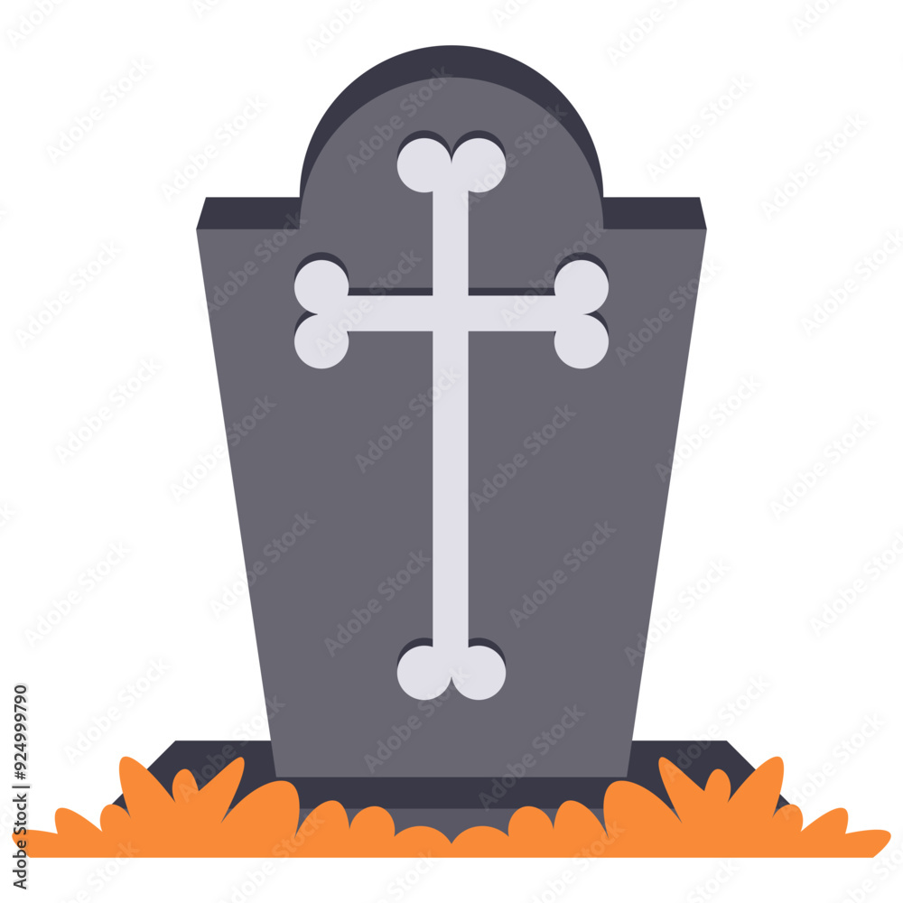 Fototapeta premium Halloween tombstone