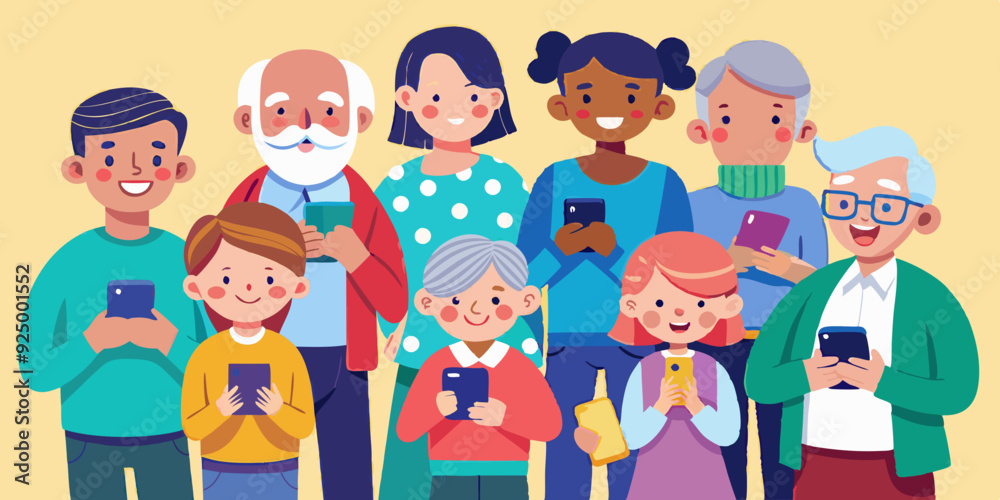 Aged people. Seniors together, with grandchildren and children, an elderly man and woman use phones and communicate. Grandparents in full growth
Aged people. Seniors together, with grandchildren and children, an elderly man and woman use phones and communicate. Grandparents in full growth
