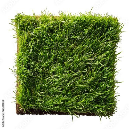 Flatlay of patch of grass PNG