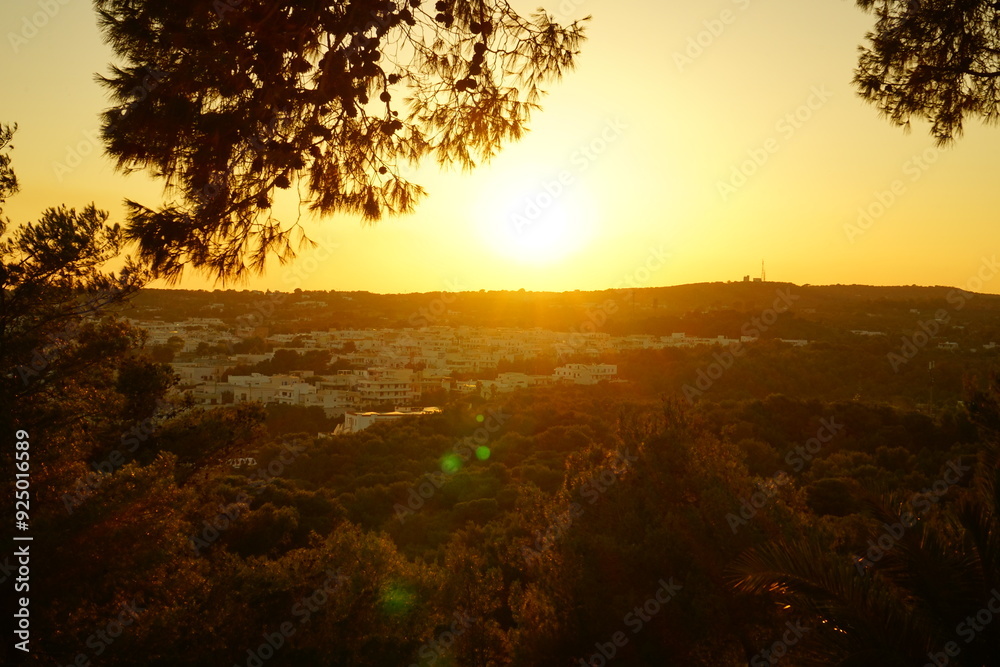 Golden sunset over Santa Maria di Leuca, Salento, Puglia, Italy Golden sunset over Santa Maria di Leuca, Salento, Puglia, Italy