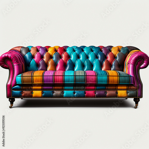 Vibrant Leather Sofa Collection