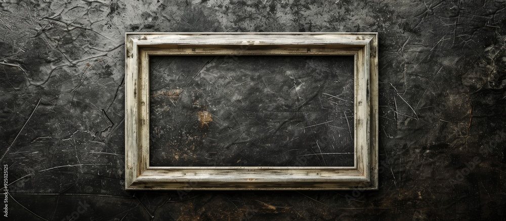 Wooden frame with copy space image.