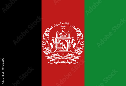 afghanistan flag illustrator country flags