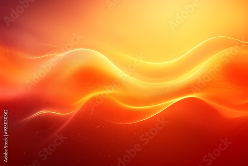  Smooth vibrant orange gradient background with a seamless abstract design and warm, glowing colors 