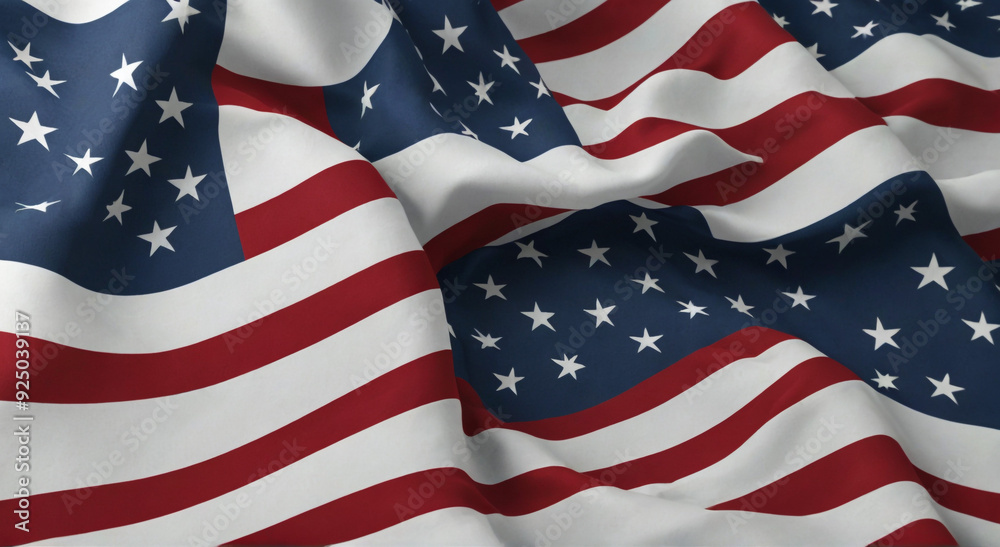 american flag on blue background american flag on blue background