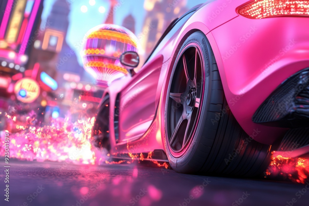 Las Vegas Strip Nightlife Luxury Sports Car, Neon Lights, High Stakes Entertainment, Casino Scene, Vibrant Cityscape, Thrilling Excitement Las Vegas Strip Nightlife Luxury Sports Car, Neon Lights, High Stakes Entertainment, Casino Scene, Vibrant Cityscape, Thrilling Excitement