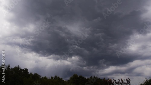 Unwetterwarnung über dem Ruhrgebiet - Zeitraffer, Timelapse