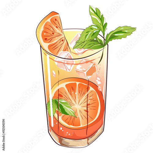 grapefruit soda summer drink