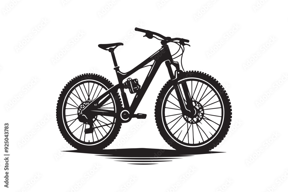 Cycle silhouette vector illustration Cycle silhouette vector illustration
