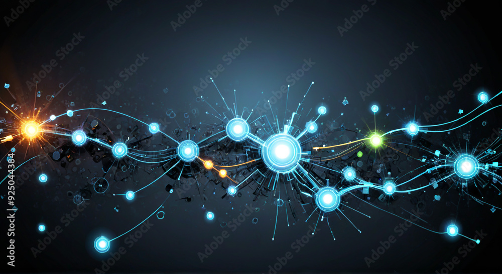 Obraz premium abstract background with stars