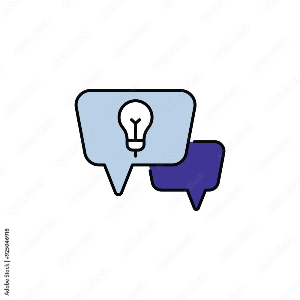Creative Communication icon design with white background stock illustration Creative Communication icon design with white background stock illustration