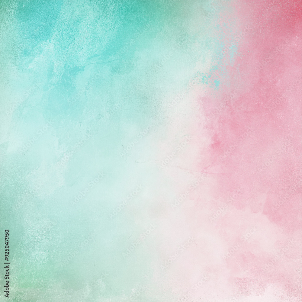 Fototapeta premium a soft watercolor background with blended pastel hues like blush pink, baby blue