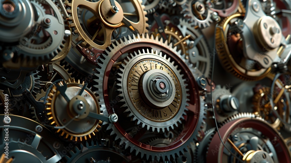 Intricate Machinery Gears and Cogs Intricate Machinery Gears and Cogs