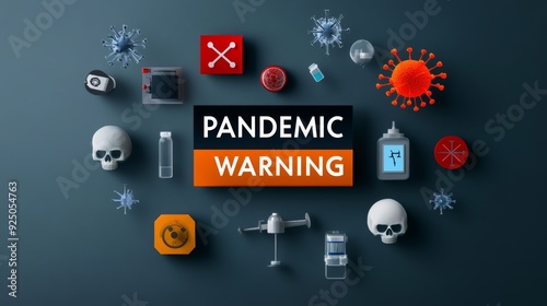 Pandemic warning graphic for MPOX