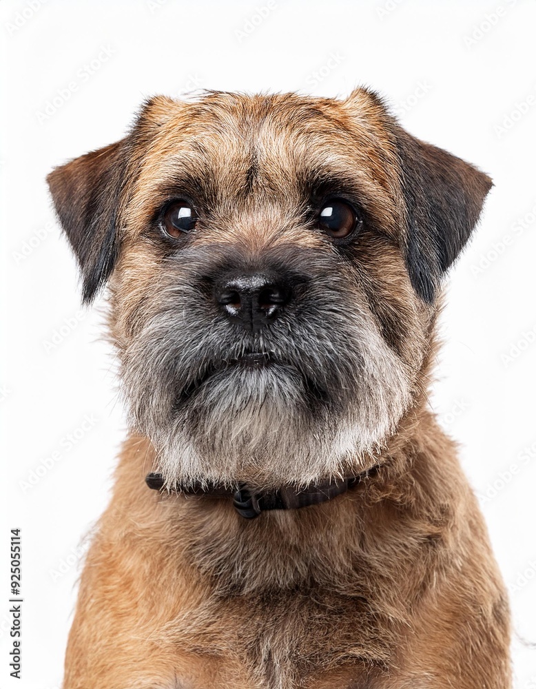 ボーダー・テリアのポートレート(Border Terrier portrait on white background)
ボーダー・テリアのポートレート(Border Terrier portrait on white background)