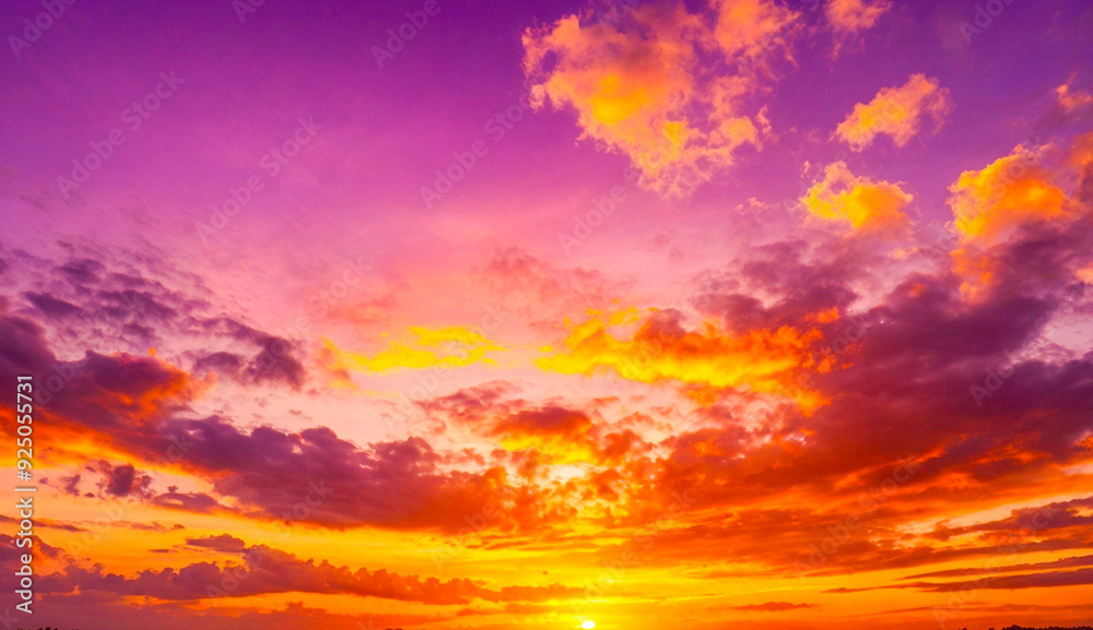 A stunning sky ablaze with vivid hues of orange, purple, and yellow, capturing the dramatic beauty of a sunset as the colors streak across the horizon. A stunning sky ablaze with vivid hues of orange, purple, and yellow, capturing the dramatic beauty of a sunset as the colors streak across the horizon.