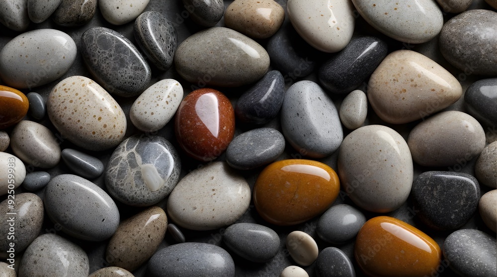 pebbles of different shades close-up pebbles of different shades close-up