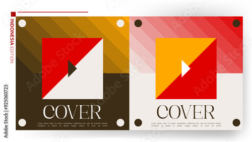 background poster geometric abstract Indonesian celebrities birthday 17 August. vector illustration. Independence day and spirit 