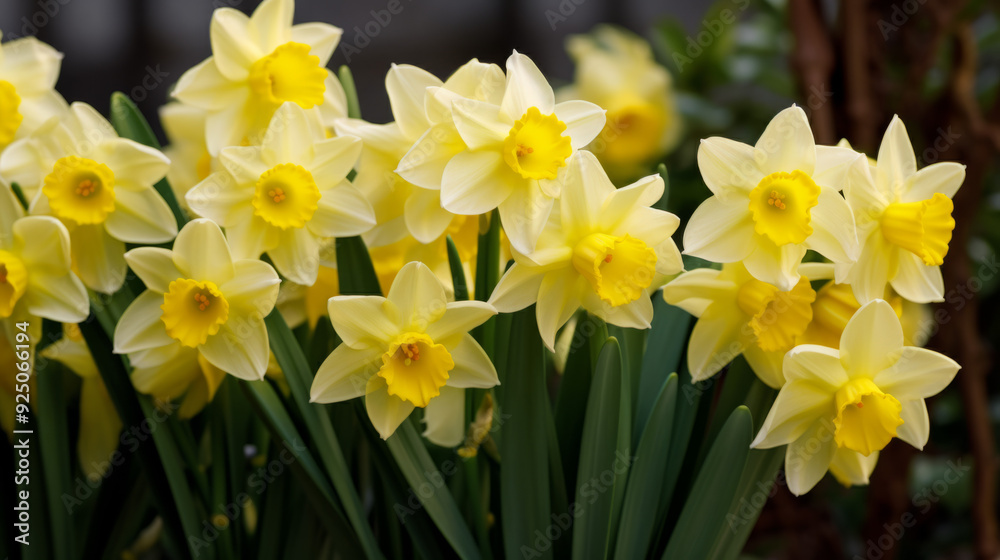Obraz premium bunch flowered daffodil