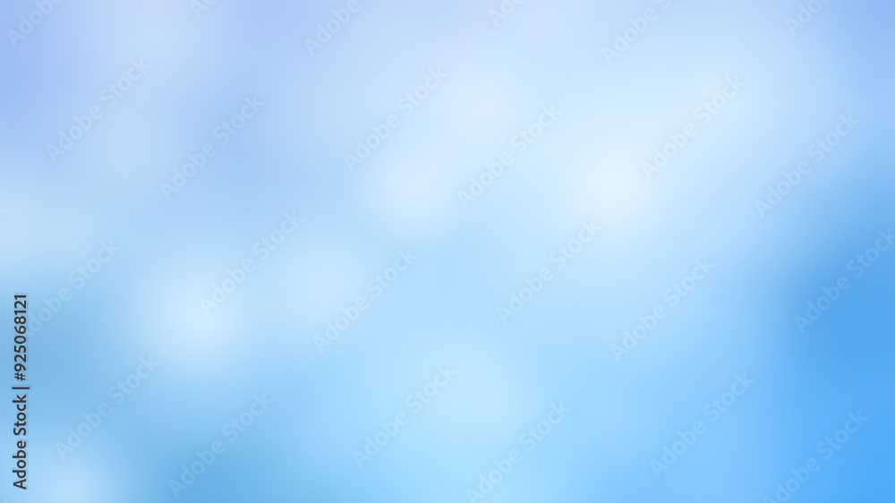 Obraz premium Soft abstract blue blurred background. Generative AI