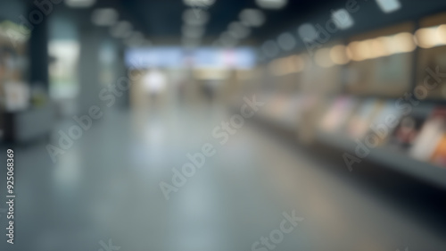 Wallpaper Mural Blurred train station street outdoor background. Generative AI Torontodigital.ca