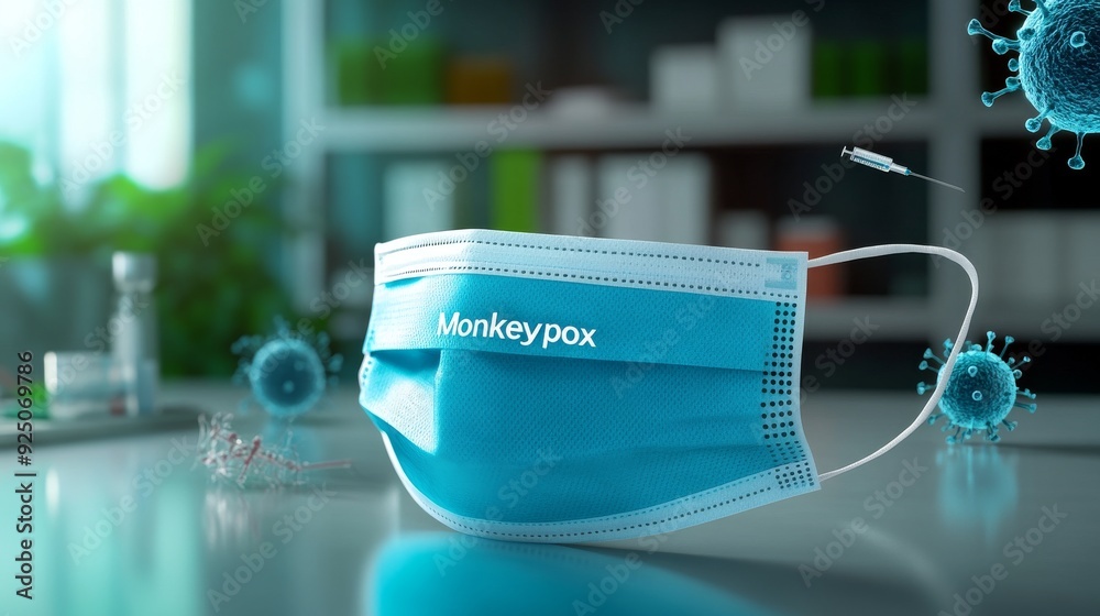 Surgical mask with big word Surgical mask with big word