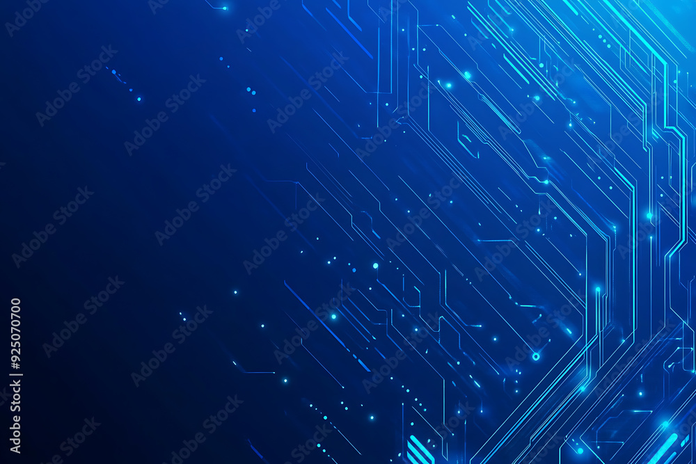 Futuristic vector illustration of a blue circuit board with intricate digital tech elements, perfect for advanced technology backgrounds. Futuristic vector illustration of a blue circuit board with intricate digital tech elements, perfect for advanced technology backgrounds.
