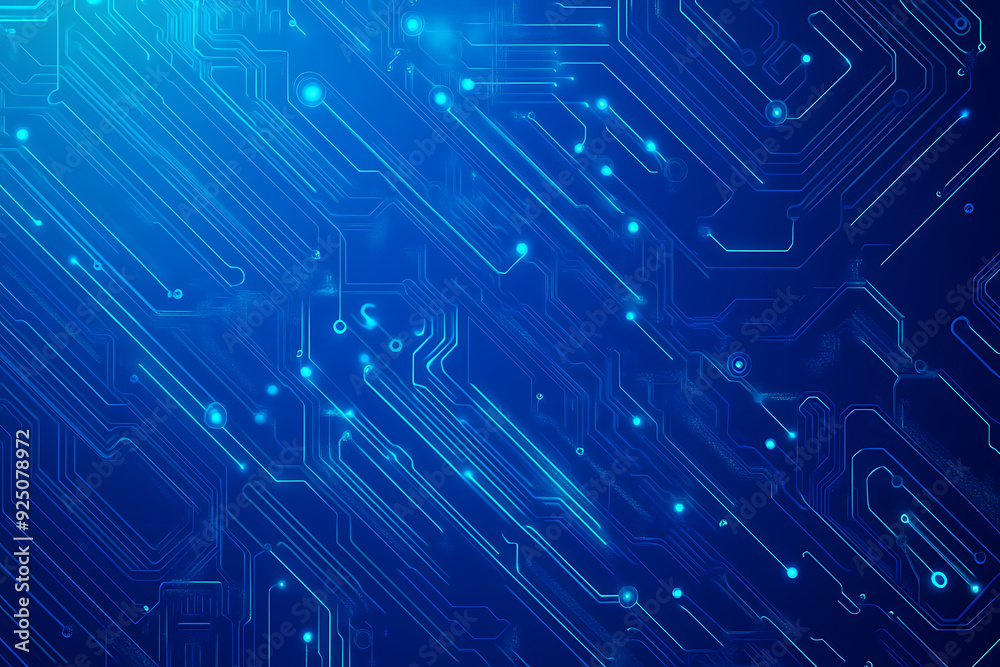 Futuristic vector illustration of a blue circuit board with intricate digital tech elements, perfect for advanced technology backgrounds. Futuristic vector illustration of a blue circuit board with intricate digital tech elements, perfect for advanced technology backgrounds.