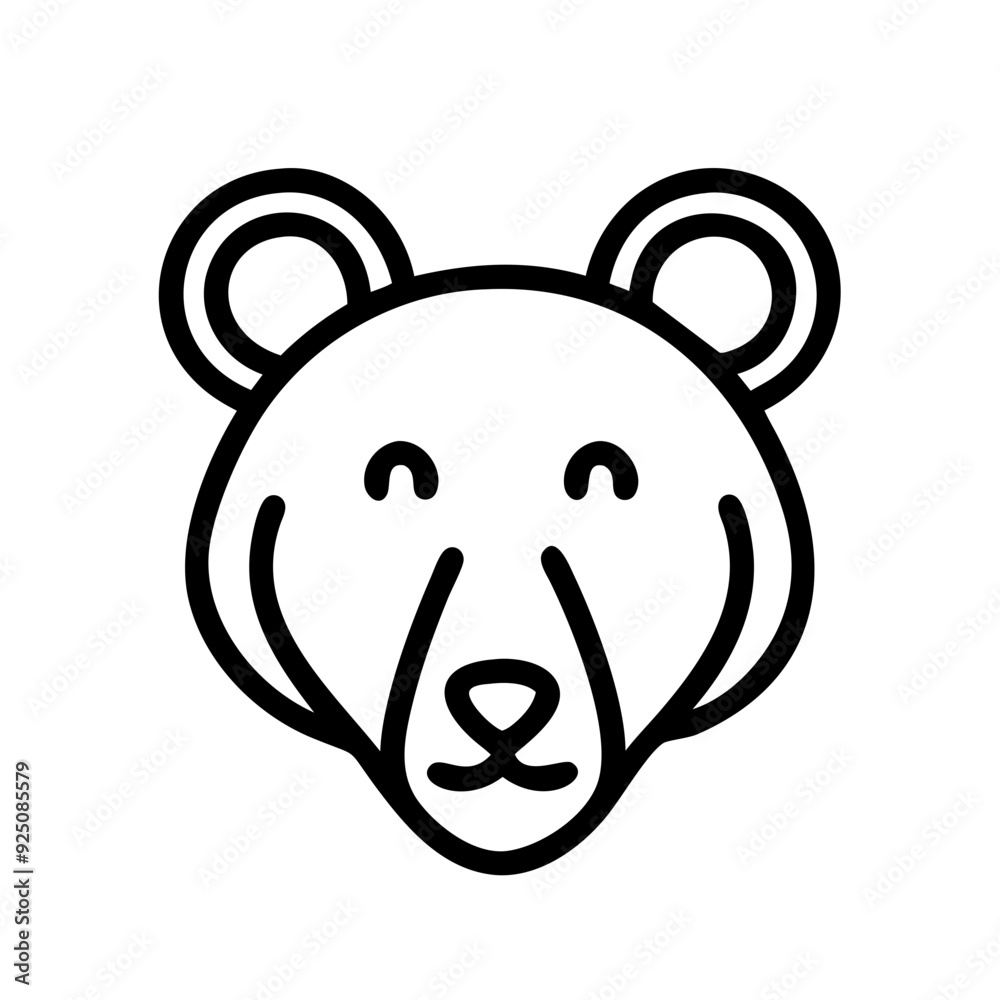 Adorable Bear Icons for Nature and Wildlife Themes Adorable Bear Icons for Nature and Wildlife Themes