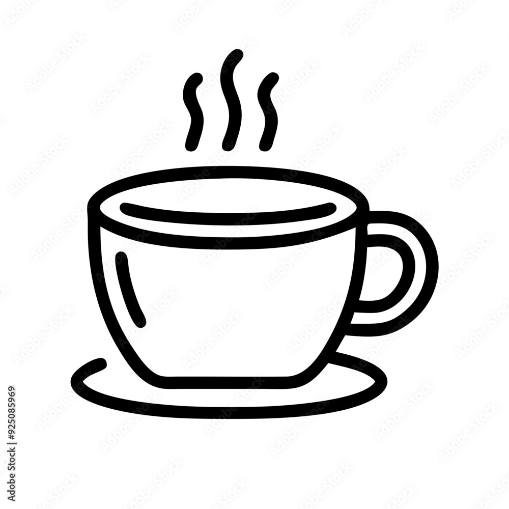 Coffee Icons for Cafés and Culinary Themes Coffee Icons for Cafés and Culinary Themes