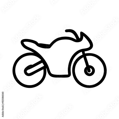 Motorcycle icons capture the thrill of the open road and adventure. These designs appeal to motorcycle enthusiasts and can be used in transportation, lifestyle, and speed-themed projects.