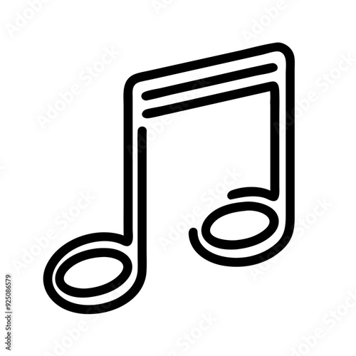 Musical note icons symbolize the universal language of music. These designs capture the essence of melody and rhythm, making them perfect for music-related projects and themes.