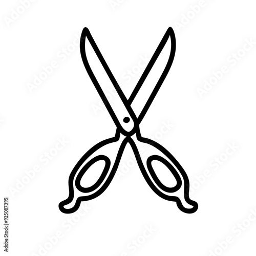 Scissors Icon for Creativity and Crafting Topics