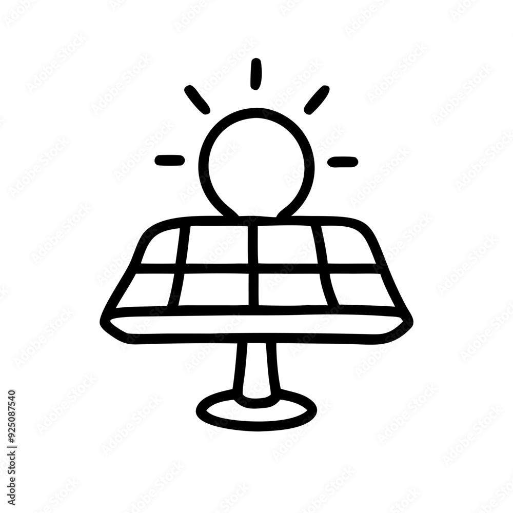 Solar Icon for Renewable Energy and Sustainability Projects Solar Icon for Renewable Energy and Sustainability Projects