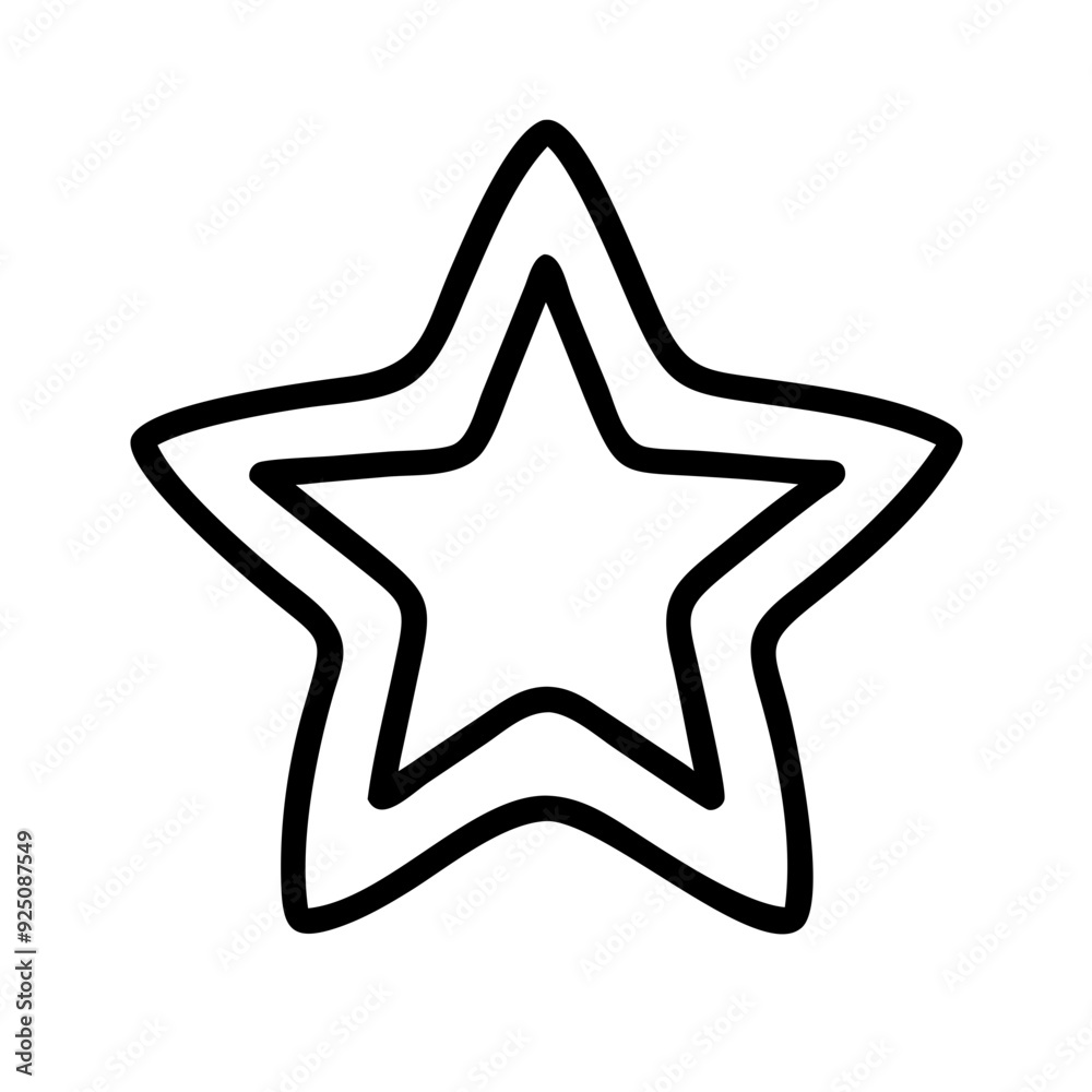 Star Icon Design for Night Sky and Celestial Themes Star Icon Design for Night Sky and Celestial Themes