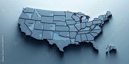 United states of America map