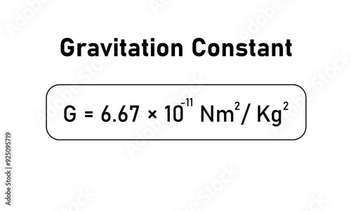 The universal gravitation constant value in physics.