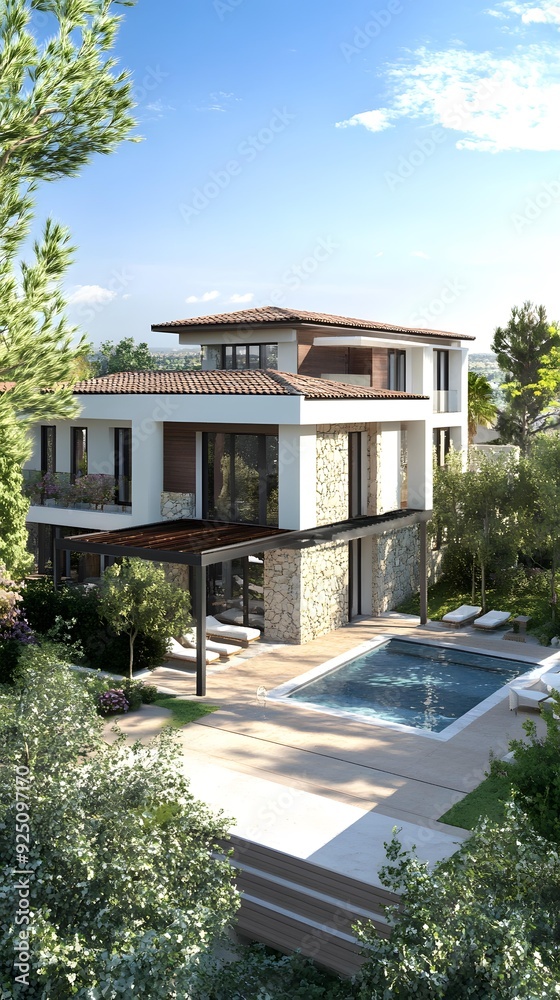 Modern Villa with Swimming Pool and Patio Modern Villa with Swimming Pool and Patio