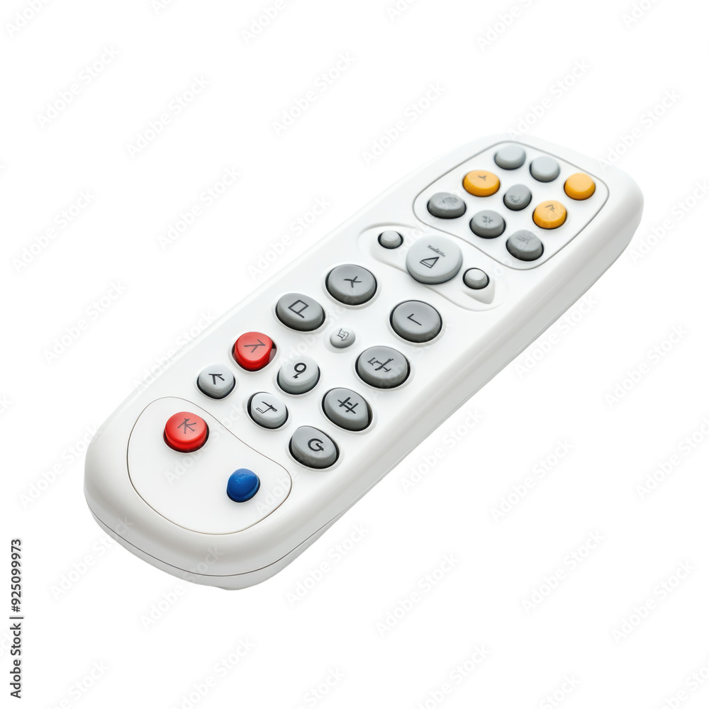 Remote control on alpha, transparent isolated on white background PNG, cut out file clapping path Remote control on alpha, transparent isolated on white background PNG, cut out file clapping path