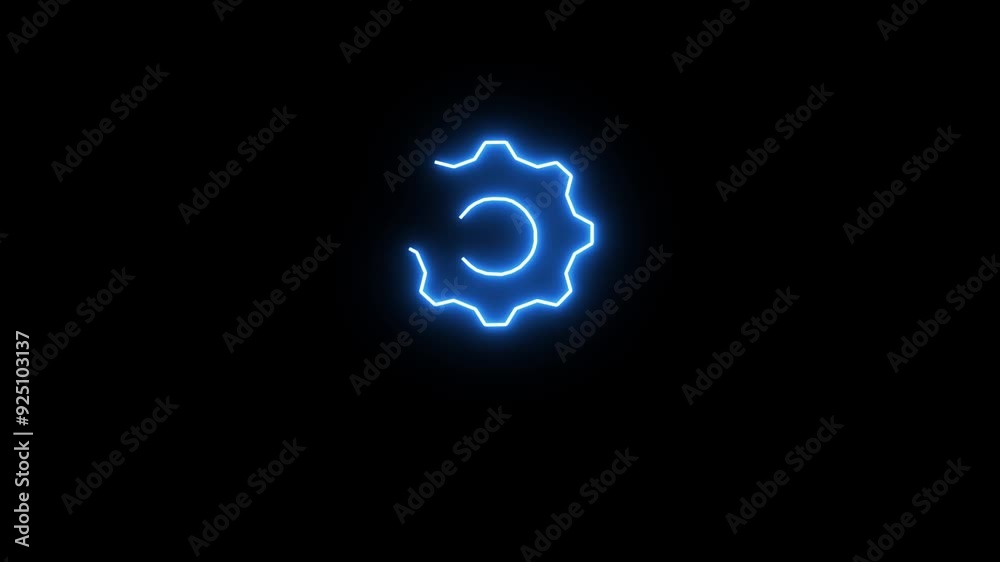 setting animation with black color background,Gear icons set. Parameter or setting symbol. setting animation with black color background,Gear icons set. Parameter or setting symbol.