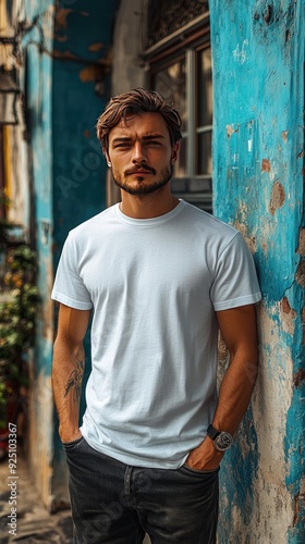 White t-shirt mockup | Mockup
