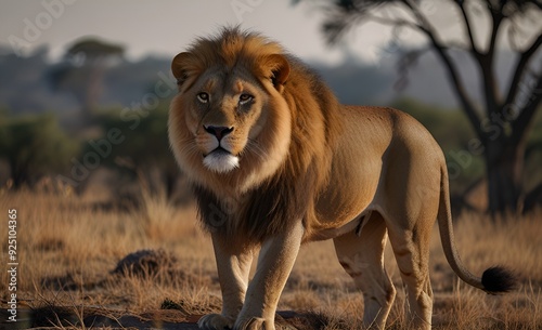 Wallpaper Mural  "Lion in Forest". Torontodigital.ca