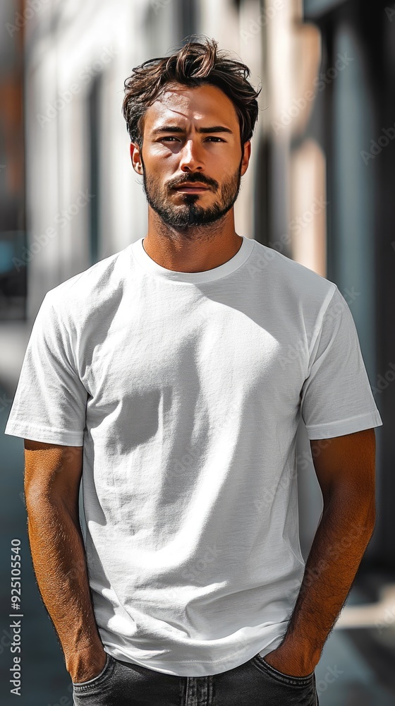 White t-shirt mockup | Mockup