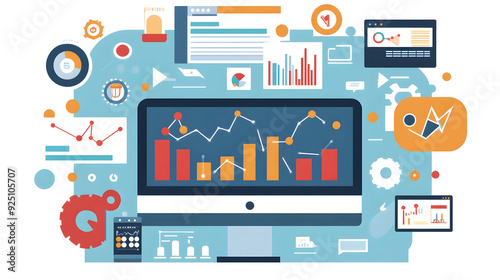 Wallpaper Mural Digital Marketing Strategy Session with Data Analytics Torontodigital.ca