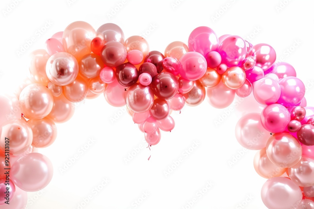 A stunning heart-shaped balloon arch adorns the wedding ceremony, creating a romantic ambiance. The balloons in soft pastel hues add a touch of elegance to the celebration. A stunning heart-shaped balloon arch adorns the wedding ceremony, creating a romantic ambiance. The balloons in soft pastel hues add a touch of elegance to the celebration.