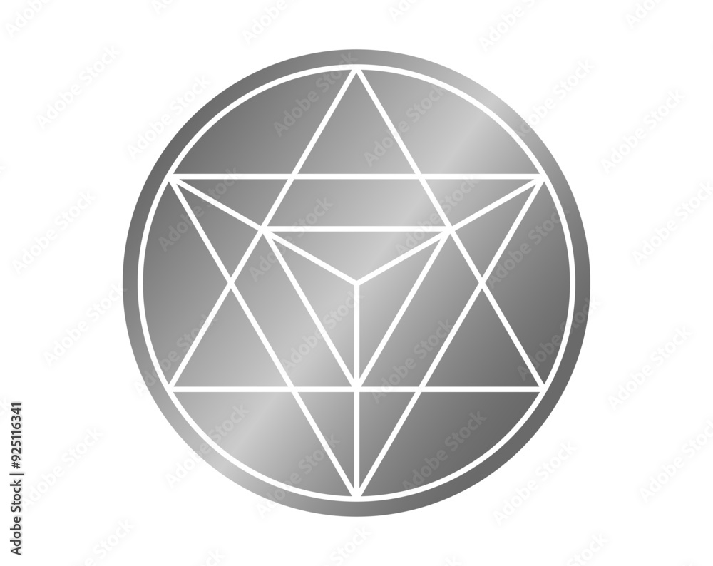 Enneagram sign personality design vector image Enneagram sign personality design vector image
