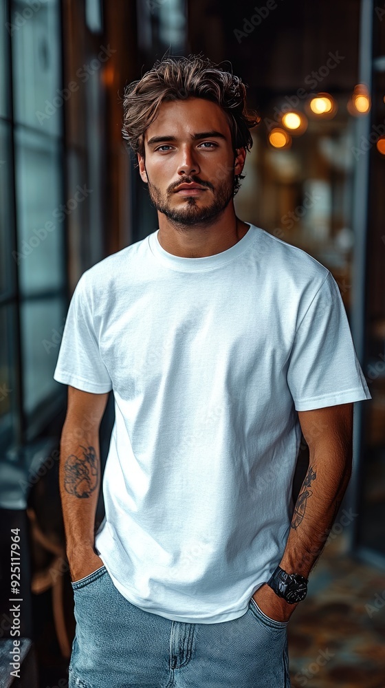 White t-shirt mockup | Mockup White t-shirt mockup | Mockup