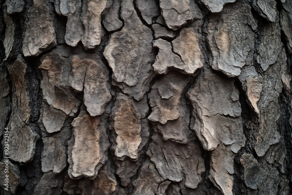 Textured tree bark with rough surface detail in natural lighting Textured tree bark with rough surface detail in natural lighting