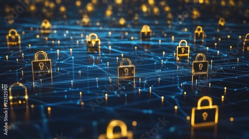 Connected Smart Device Network with Digital Padlocks Ensuring Security