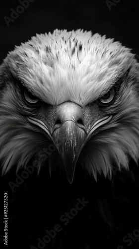 Close-up Photography of Eagle Face